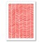 Coral Herring Bone by Cat Coquillette Frame  - Americanflat